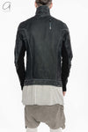 BORIS BIDJAN SABERI Horse Leather Top SS22 TEJANA 1.3 FMM20020 Ink Grey